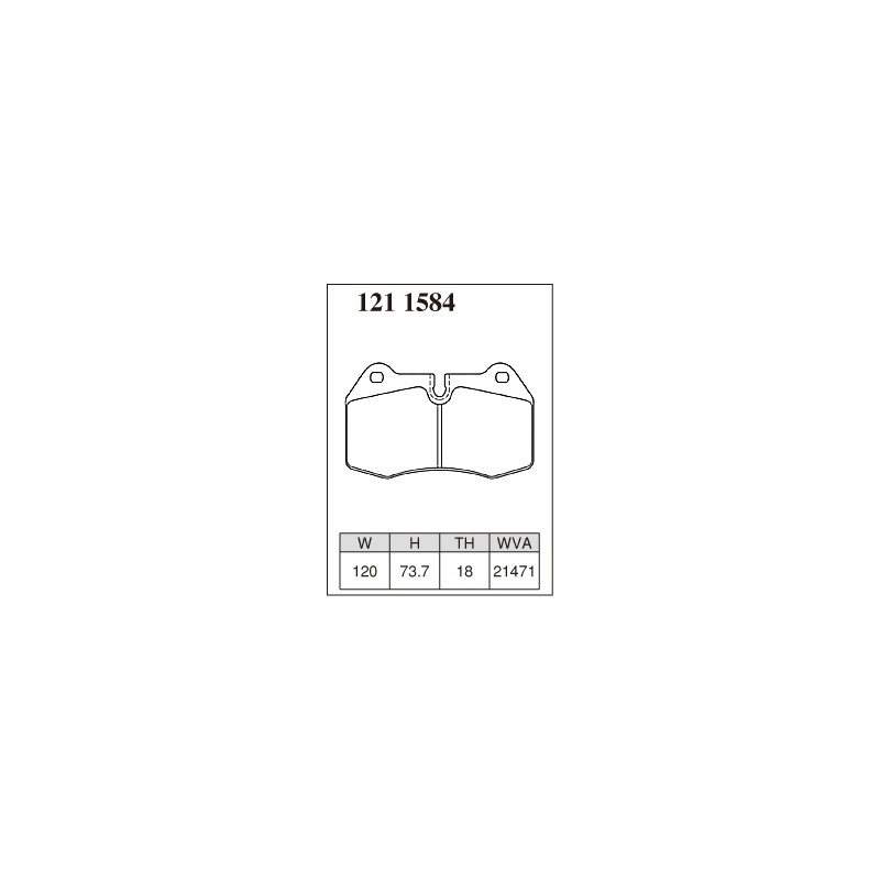 Plaquettes avant BMW 4 pistons bmw 850 840 e31 série 8