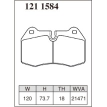 Plaquettes avant BMW 4 pistons bmw 850 840 e31 série 8