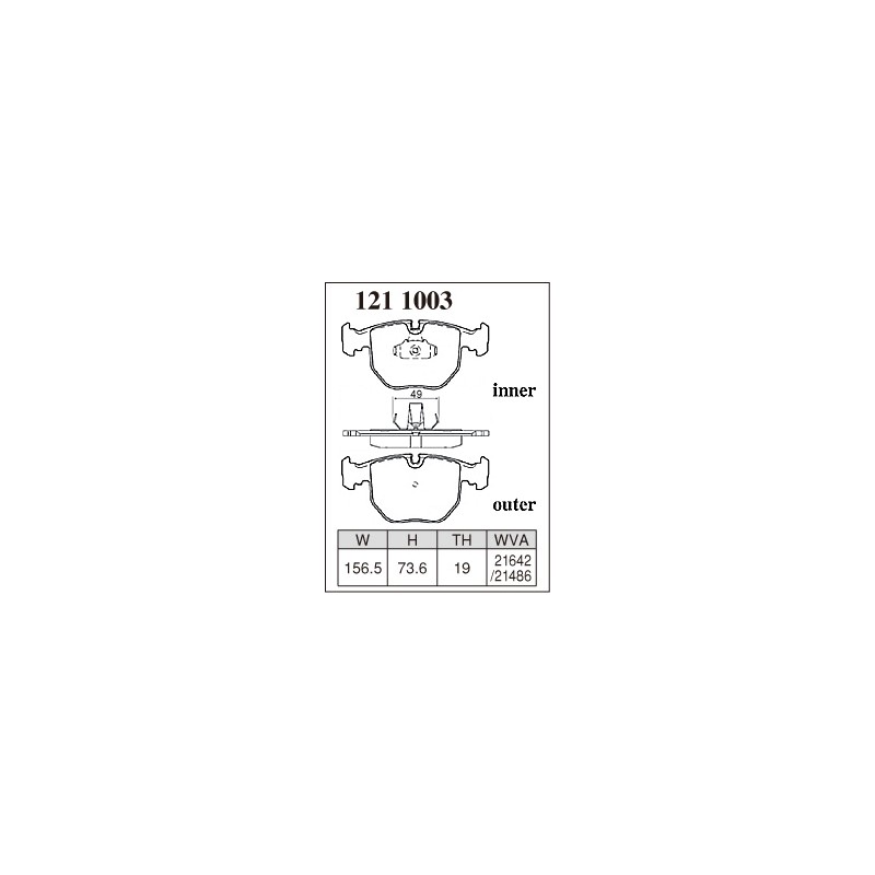 plaquettes de feins ATE BMW sport DIxcel Japan X5 série 5