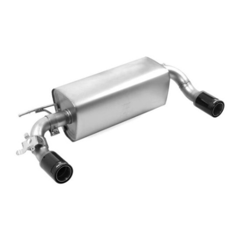 Silencieux homologué à valve REMUS M235i