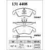 Front brake pads Audi A4 A5 B8, A6 A7 C7 4G8 Q5 8R Dixcel ES