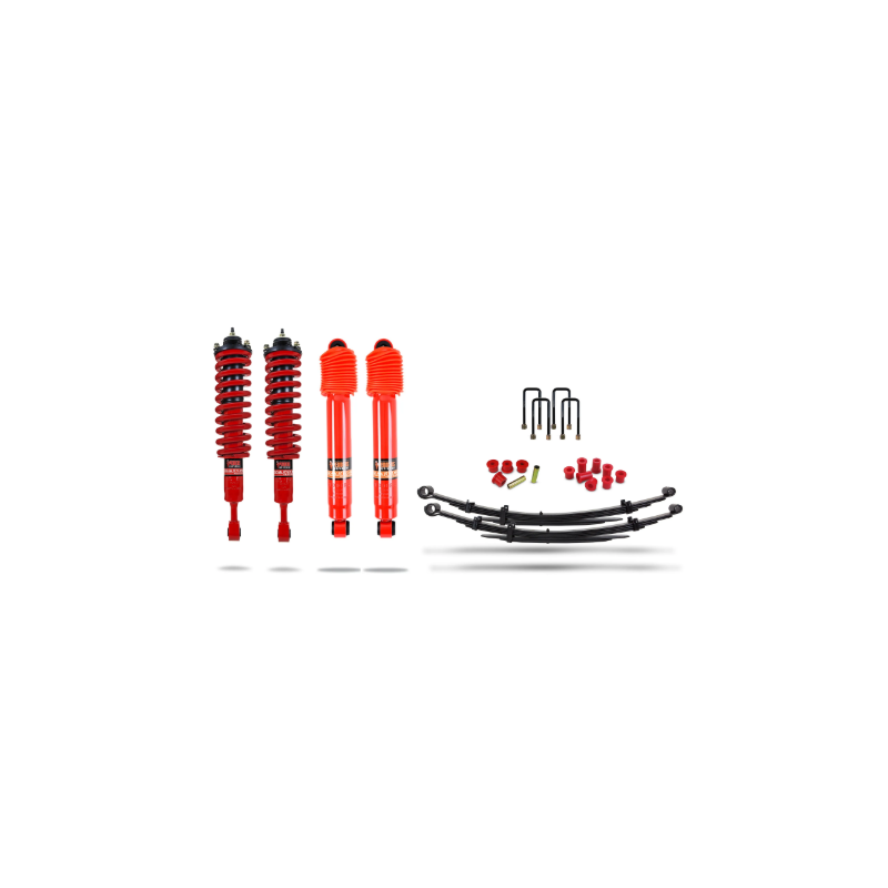 Pedders 1.75 Inch Lift Kit. Improved Ride*** Kit With Assembled Struts. Toyota Hilux 4WD Mk6 & MK7