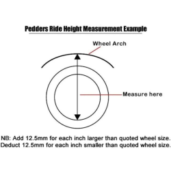 Pedders 1.75 Inch Lift Kit. Improved Ride*** Kit With Assembled Struts. Toyota Hilux 4WD Mk6 & MK7