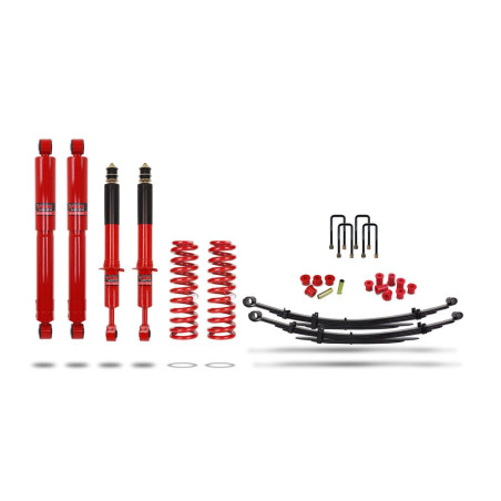 Pedders 1.75 Inch Lift Kit. Improved Ride*** Kit.. Toyota Hilux 4WD Mk6 & MK7 - Assembled Adjustable Struts