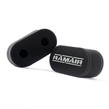 Carb Sock Foam Air Filters Caged 2x 75mm - Short