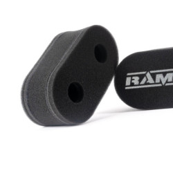 Carb Sock Foam Air Filters Caged 2x 75mm - Short
