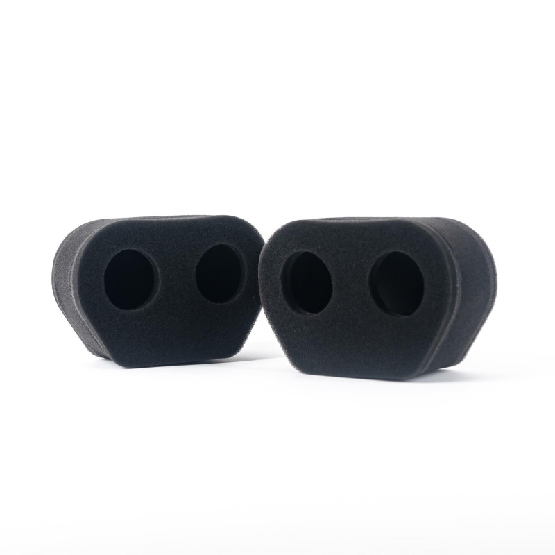 2x Twin Inlet Motorcycle Carb Sock Foam Air Filter Tall 80mm