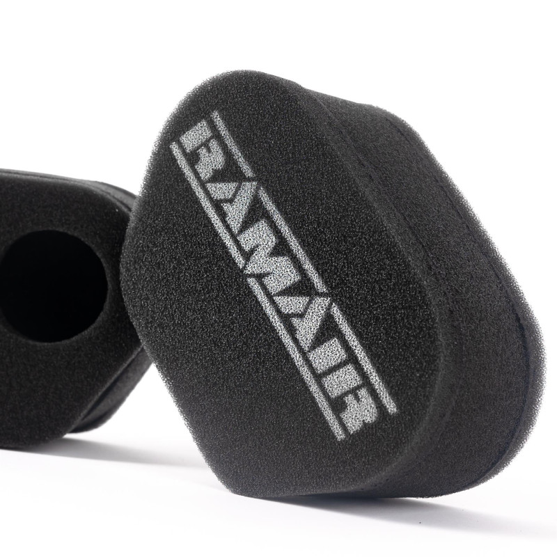 2x Twin Inlet Motorcycle Carb Sock Foam Air Filter 74mm