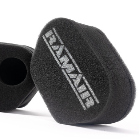 2x Twin Inlet Motorcycle Carb Sock Foam Air Filter 74mm