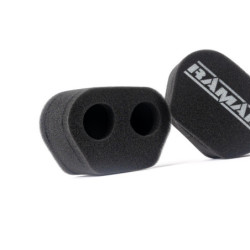 2x Twin Inlet Motorcycle Carb Sock Foam Air Filter 74mm