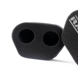 2x Twin Inlet Motorcycle Carb Sock Foam Air Filter 74mm