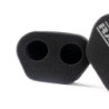 2x Twin Inlet Motorcycle Carb Sock Foam Air Filter 74mm