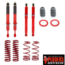 KDJ120 Pedders Air Suspension Conversion Kit. Heavy duty version. With Foam Cell Shocks. Toyota LC5 / Prado / Landcruiser 120 s