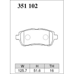 Plaquettes avant Dixcel ES 0/600°c Swift sport ZC33S inc Hybrid