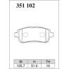 Plaquettes avant Dixcel ES 0/600°c Swift sport ZC33S inc Hybrid