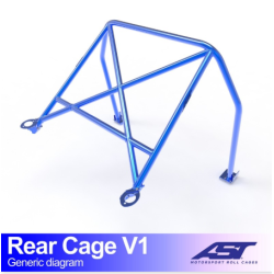 Demi-Arceau MAZDA 323 (BG) 3-doors Hatchback REAR CAGE V1
