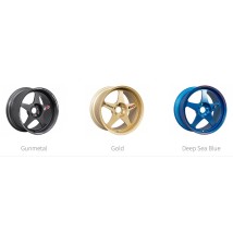 forged wheels regamaster grey gold blue