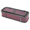 CARBON FIBER AIR BOX MEDIUM, 4" TALL W/BASE & HARDWARE