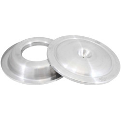 PLATES 16" SPUN ALUMINUM,...