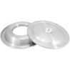 PLATES 16" SPUN ALUMINUM, TOP & BOTTOM "DOMINATOR"