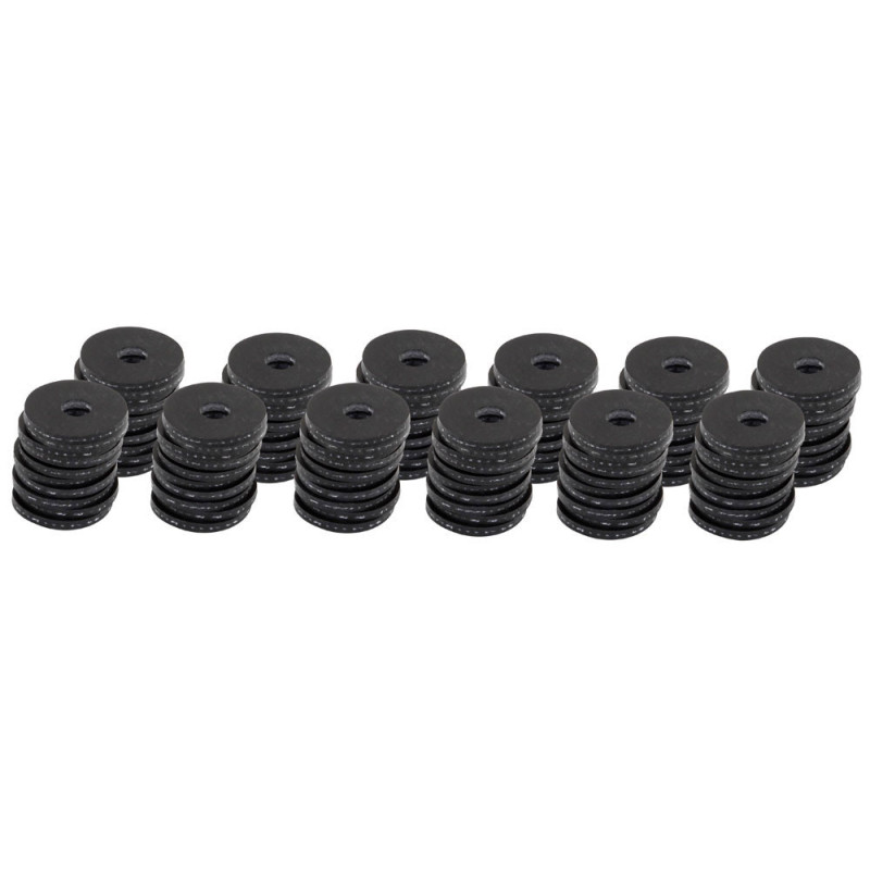 (120) 1" RUBBER WASHER ON CARD