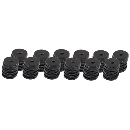(120) 1" RUBBER WASHER ON CARD
