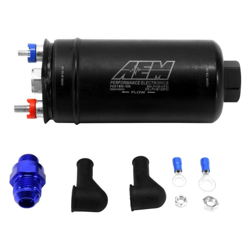 Pompe à Essence AEM - 400 L/h - Raccords Dash