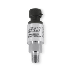 Kit Capteur de Pression de Fluide 10 bar (Huile, Carburant...) AEM en Inox