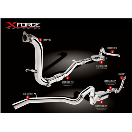 Nissan Patrol Y61 Turbo-Back System avec cataliseur