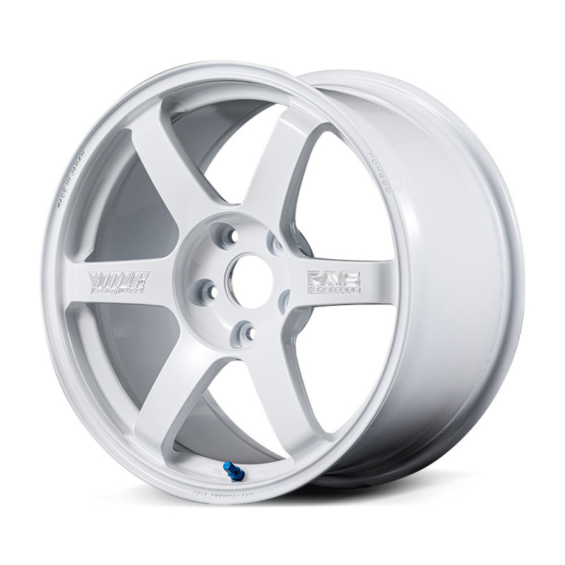 Jante VOLK RACING TE37 SAGA S-plus 30TH Machining 18x9.5 Blanc