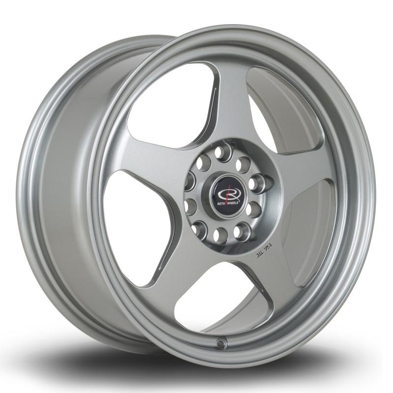 Jante ROTA Slipstream 16x7 Gris Argenté / Poli