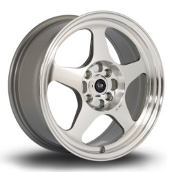 Jante ROTA Slipstream 16x7 Gris Argenté / Poli