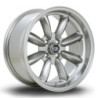 Jante ROTA RB-R 16x8 Gris Argenté / Poli