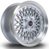 Jante ROTA OS Mesh 15x7 Gris Argenté / Poli