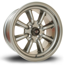 Jante ROTA RKR 15x8 Gris Argenté / Poli