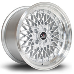 Jante ROTA OS Mesh 15x8 Gris Argenté / Poli
