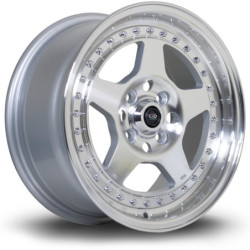 Jante ROTA Kyusha 15x7 Gris Argenté / Poli