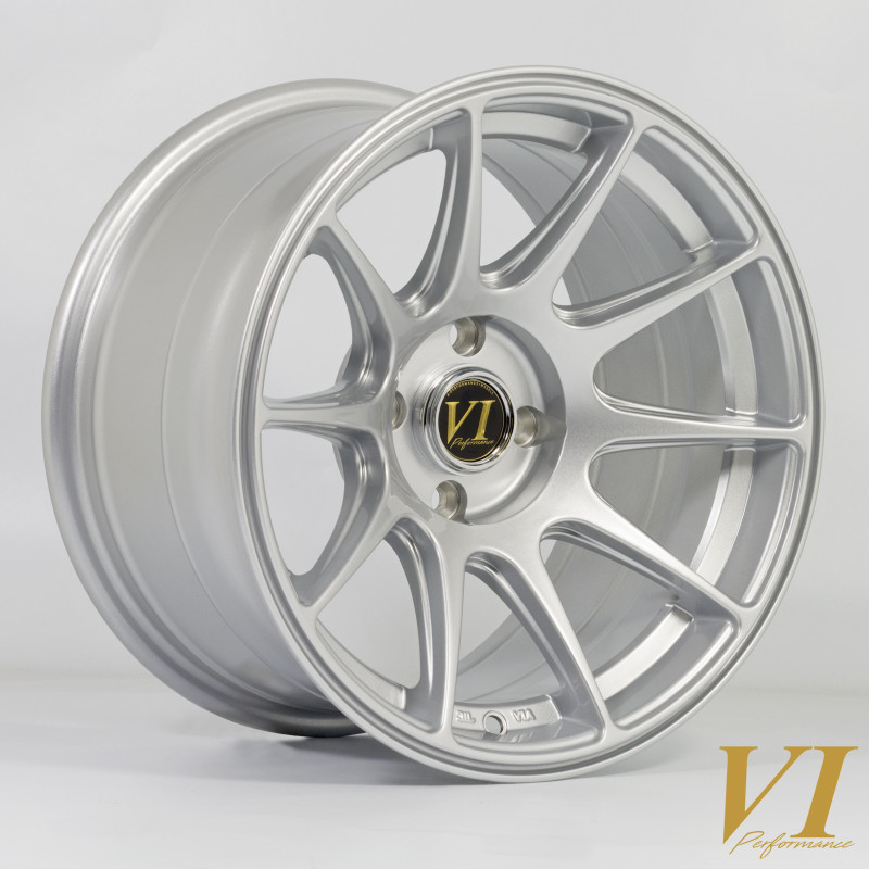 Jante ROTA BDR 15x8.25 Gris Argenté / Poli