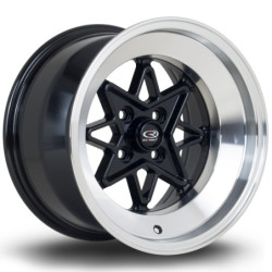 Jante ROTA Hachi 15x9 Noir Mat / Satiné
