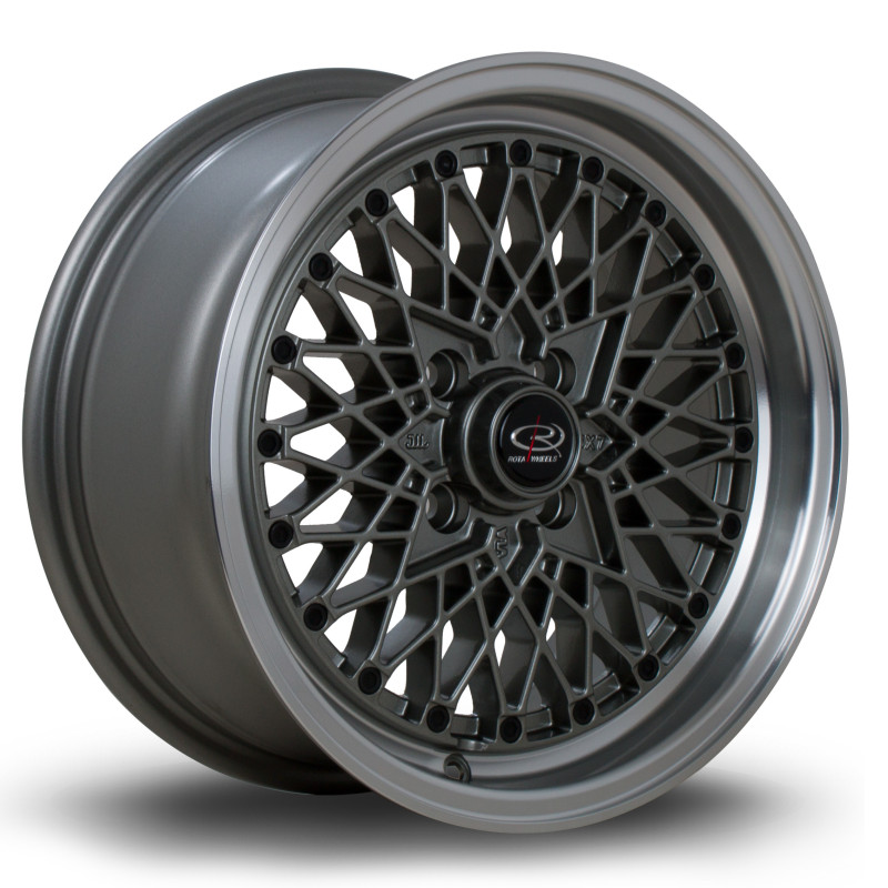 Jante ROTA OS Mesh 15x7 Gris Foncé / Anthracite