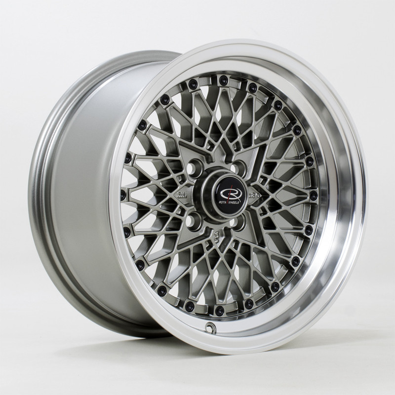 Jante ROTA OS Mesh 15x8 Gris Foncé / Anthracite