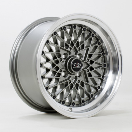 Jante ROTA OS Mesh 15x8 Gris Foncé / Anthracite
