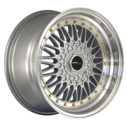 Jante Japan Racing JR-9 17x8.5 Gris Argenté / Poli