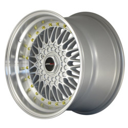 Jante Japan Racing JR-9 17x10 Gris Argenté / Poli