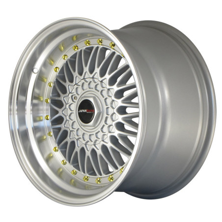 Jante Japan Racing JR-9 17x10 Gris Argenté / Poli
