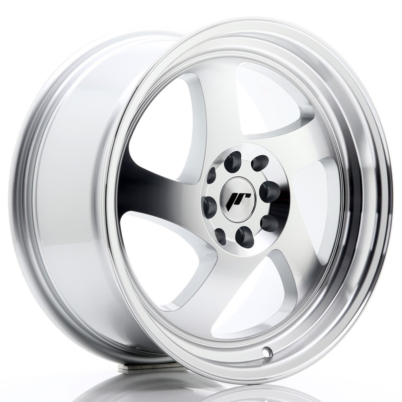 Jante Japan Racing JR-15 17x8 Gris Argenté / Poli