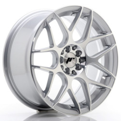 Jante Japan Racing JR-18 17x8 Gris Argenté / Poli