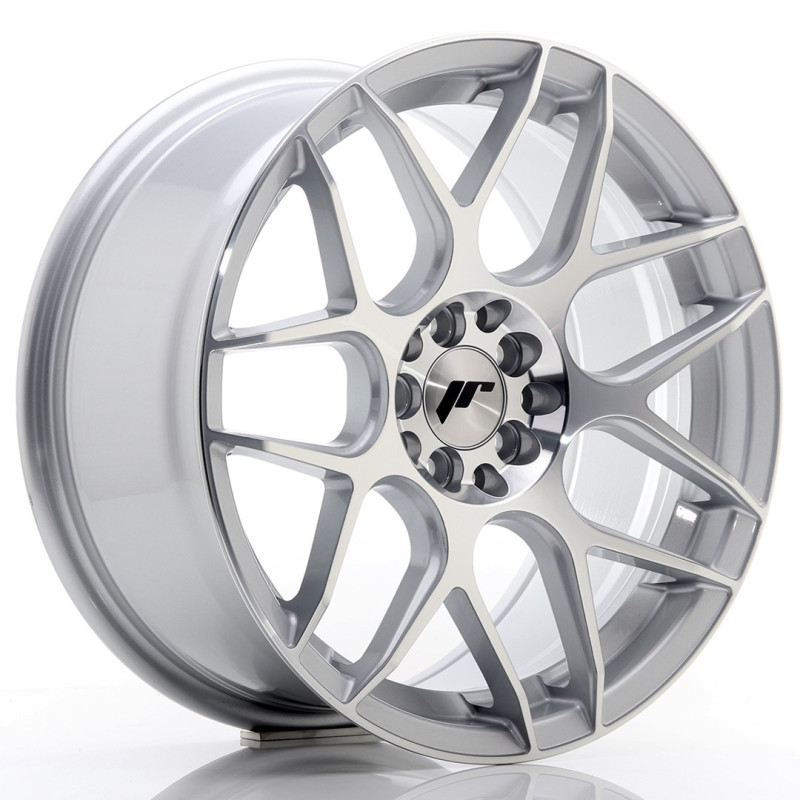 Jante Japan Racing JR-18 17x8 Gris Argenté / Poli
