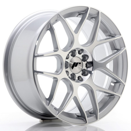 Jante Japan Racing JR-18 17x8 Gris Argenté / Poli