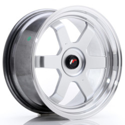 Jante Japan Racing JR-12 17x8 Gris Argenté / Poli